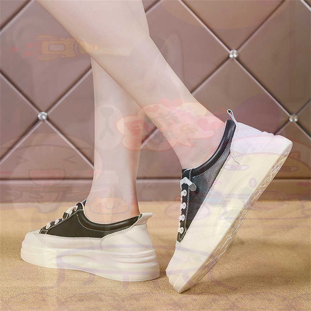 Home Gym Dimensions - Mocassins épais à lacets pour femmes,