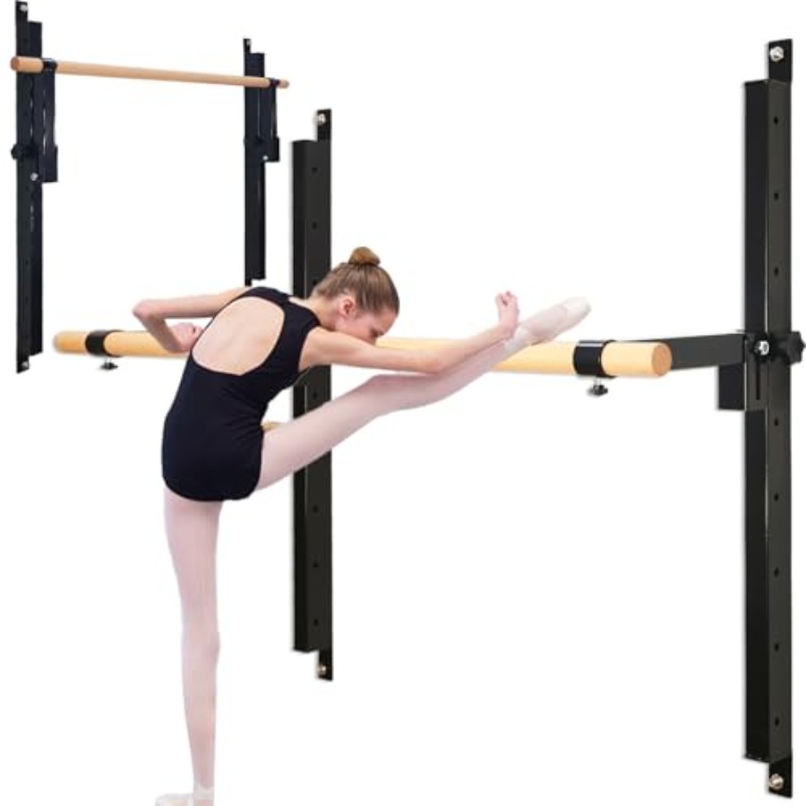 Home Gym Foldable - Barre de danse murale réglable en