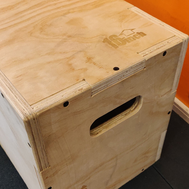 Home Gym In A Box - Boîte de saut pliométrique en bois