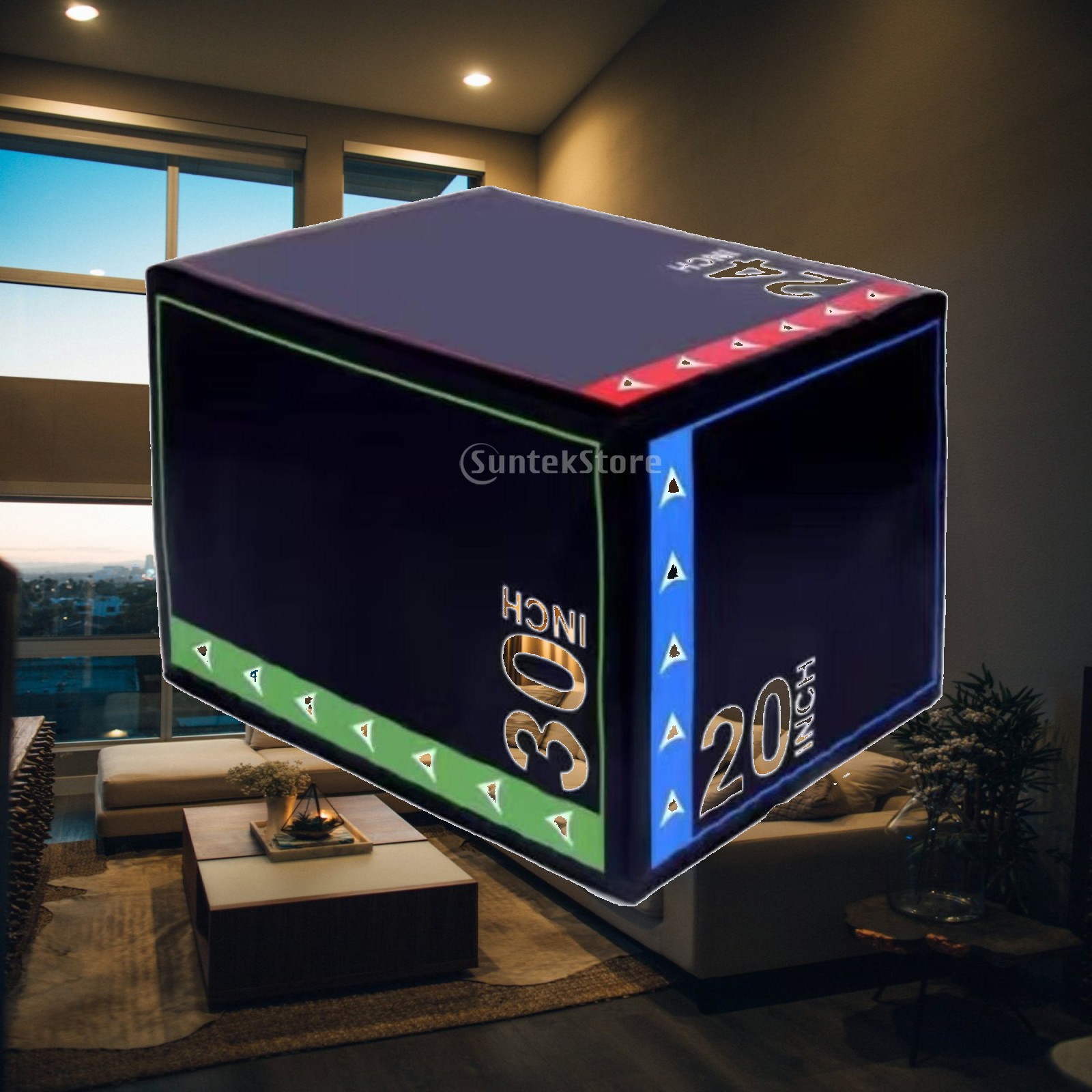 Home Gym In A Box - Boîte de saut plyométrique souple en