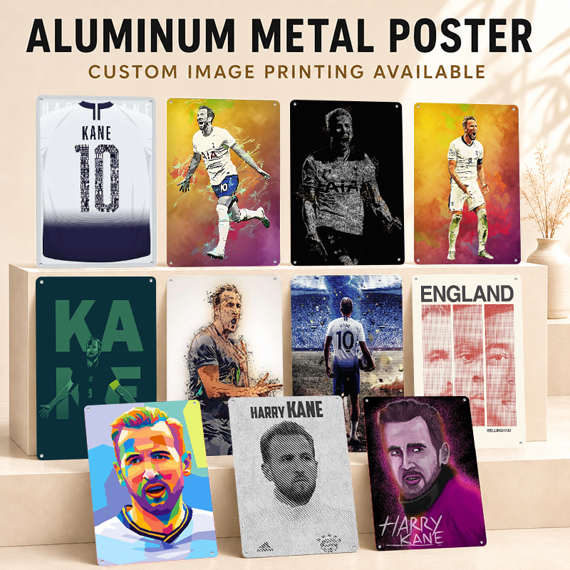 Home Gym Yes Or No - Affiches en aluminium Harry Kane, Plaque