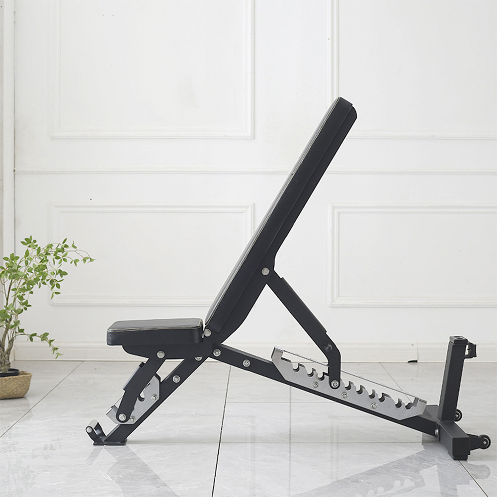 Home Gym Foldable - Bancs réglables à haltères plats pliables