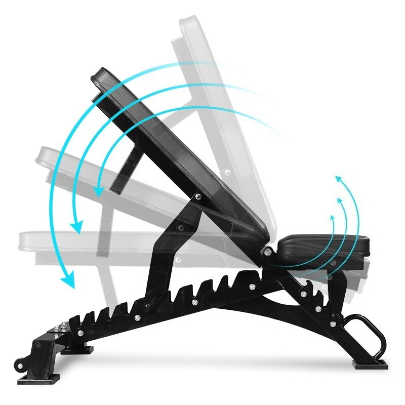 Home Gym Foldable - Banc de musculation réglable en métal,