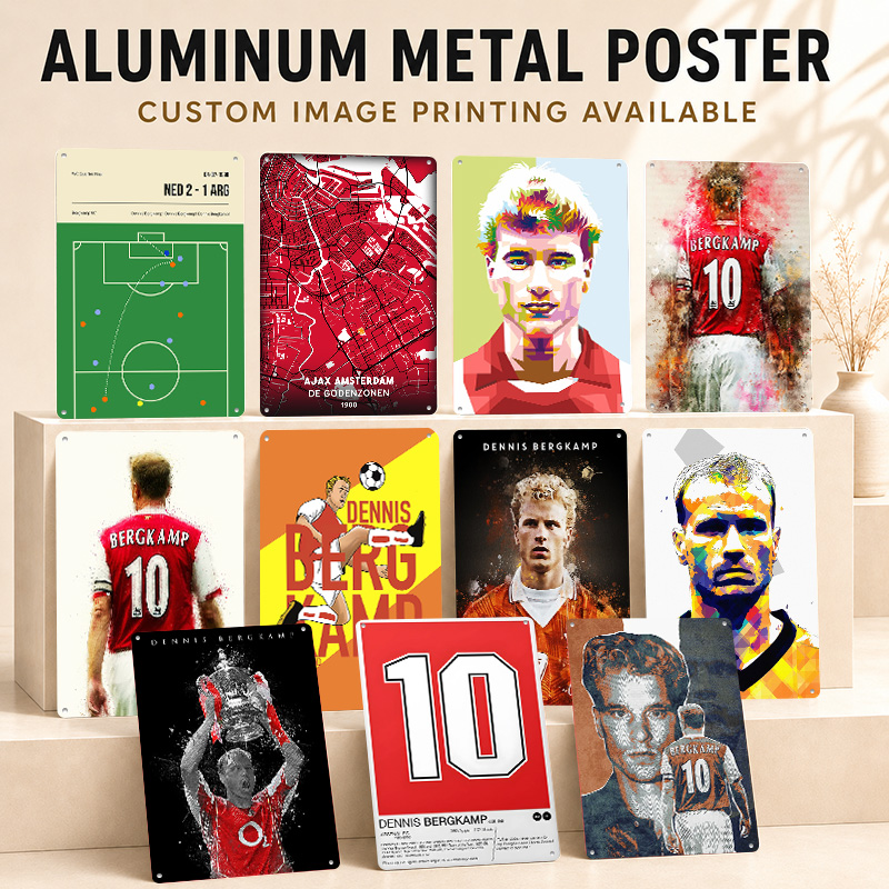 Home Gym Yes Or No - Affiches en aluminium Dennis Bergkamp, Plaque