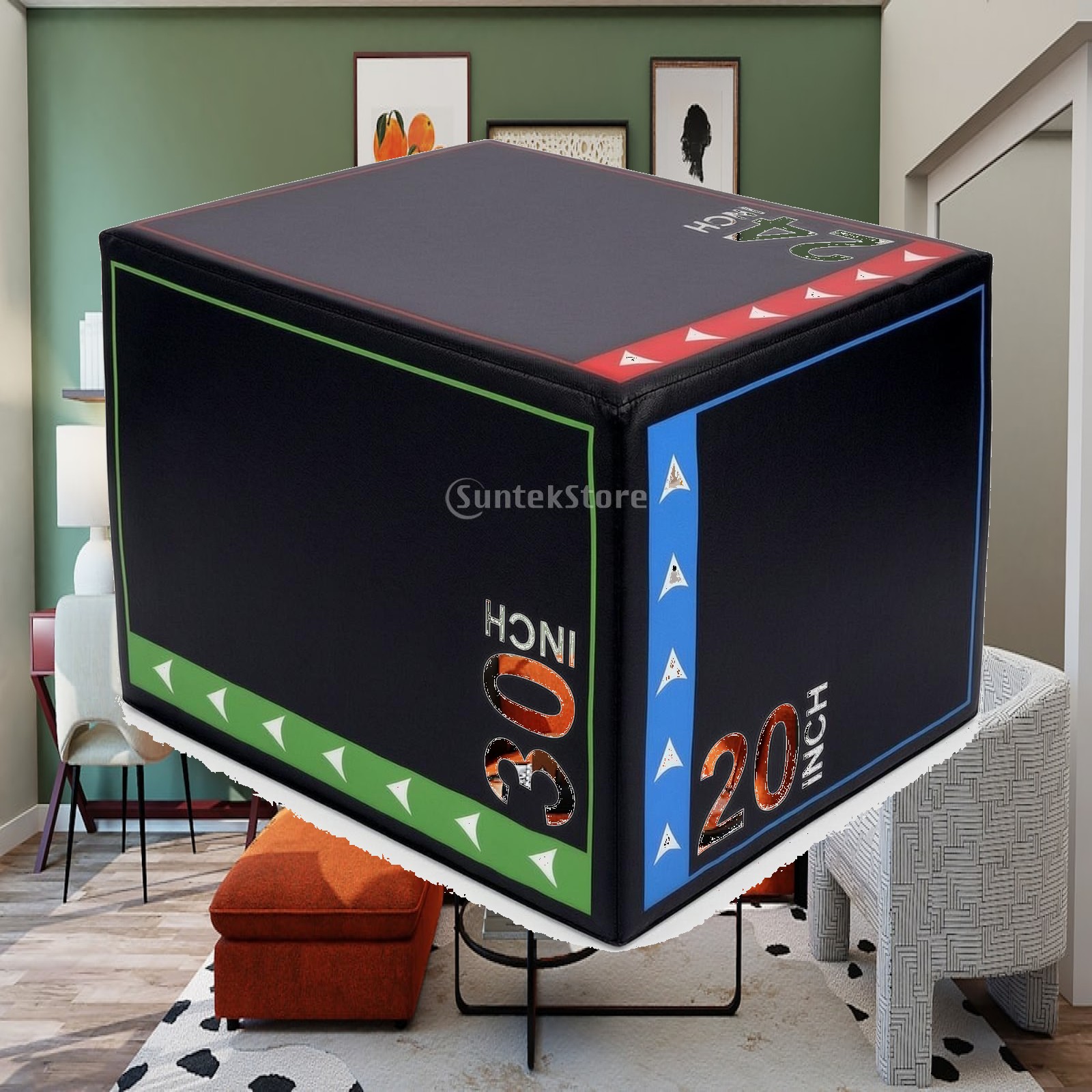 Home Gym In A Box - Boîte de saut plyométrique souple en