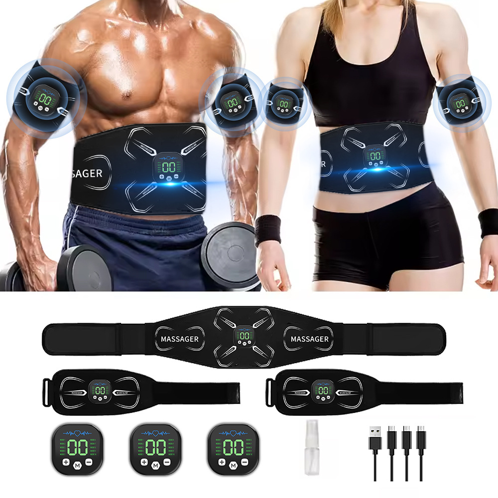 Home Gym Gear - Stimulateur Musculaire EMS, Entraîneur Abdominal, Tonificateur
