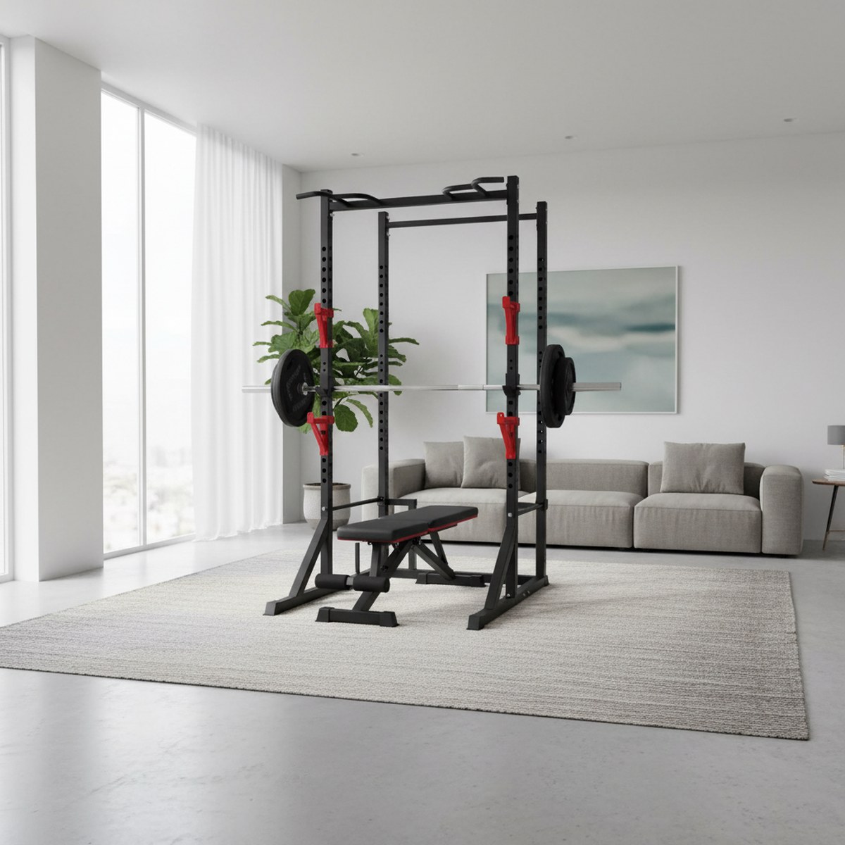 Rack de musculation réglable a - Fitness Home Gym Equipment avis et prix