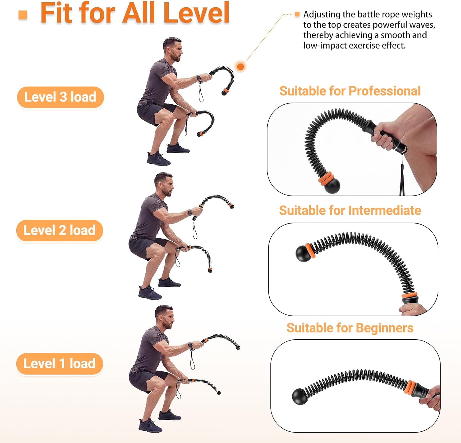 Cordes de combat réglables san - Fitness Home Gym Equipment avis et prix