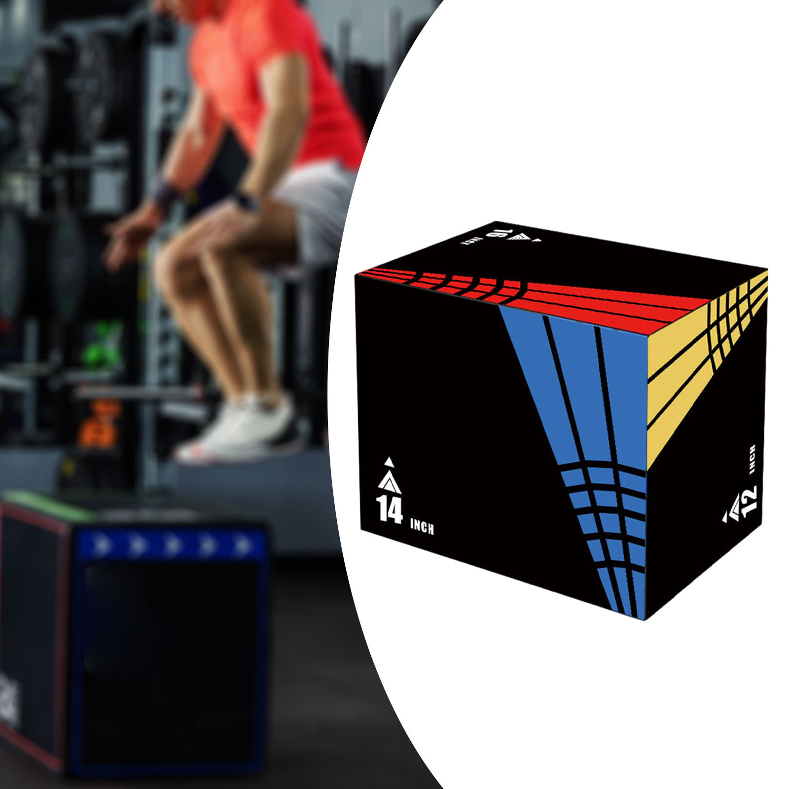 Boîte de saut 3 en 1, boîte st - Home Gym In A Box avis et prix