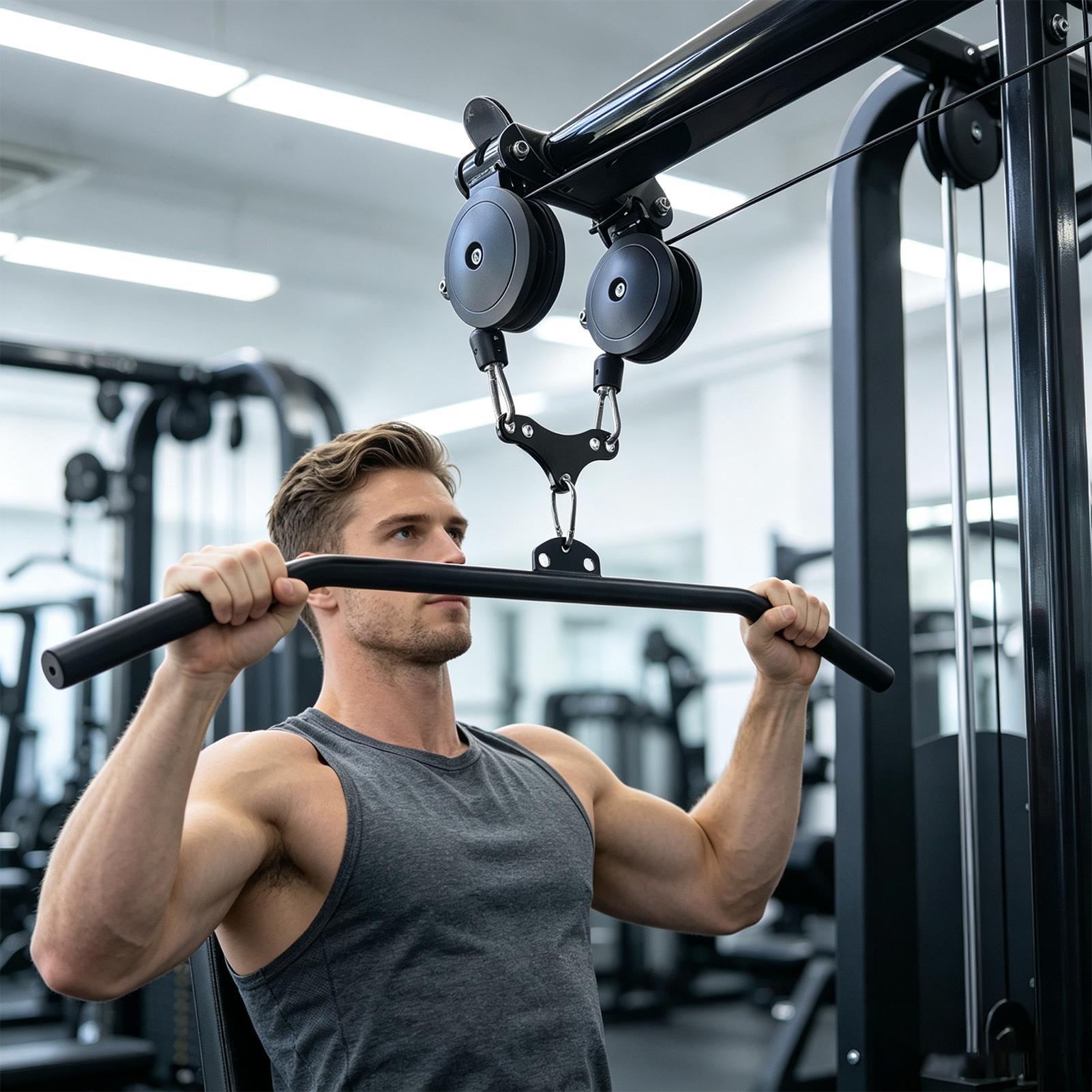Adaptateur de barre de tractio - Home Gym Cable Machine avis et prix