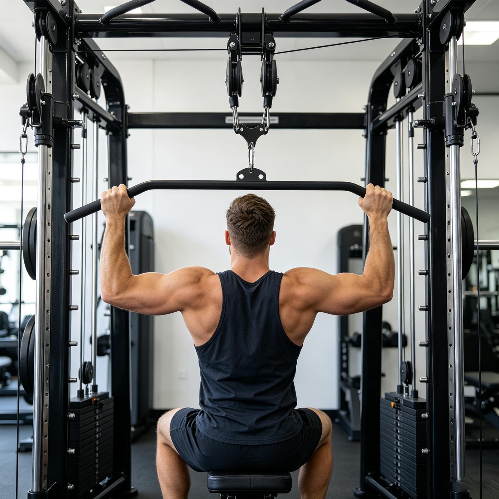 Adaptateur de barre de tractio - Home Gym Cable Machine avis et prix