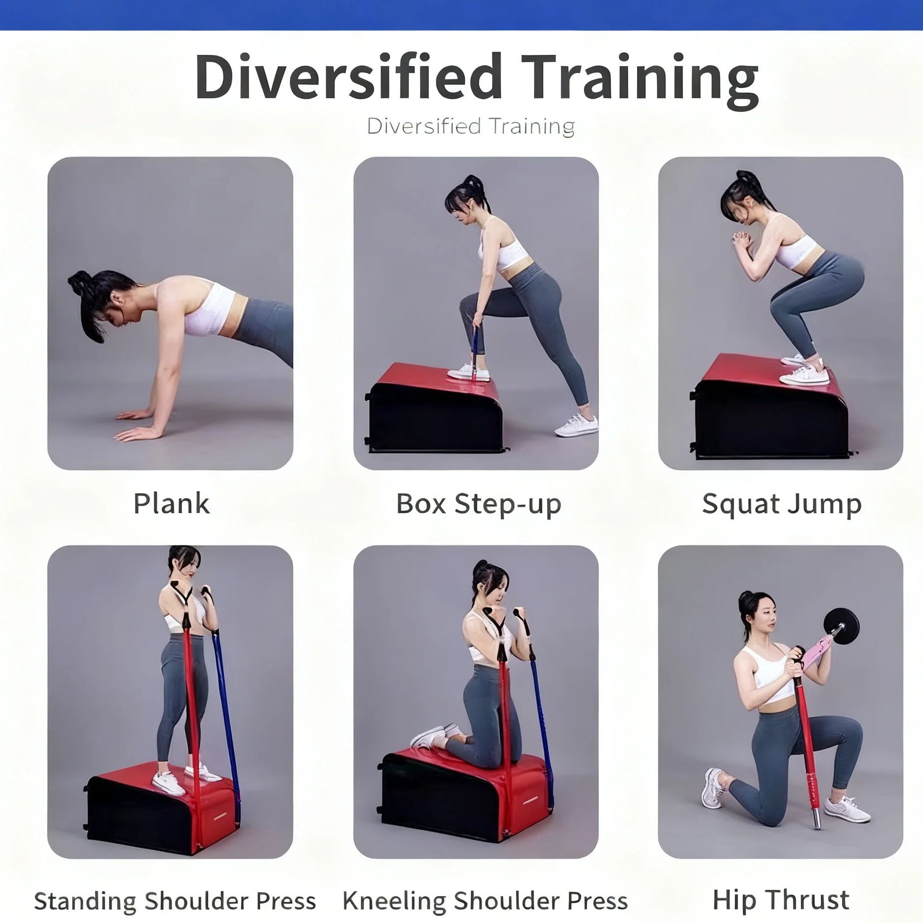 Boîte de poussée de hanche fes - Home Gym In A Box avis et prix