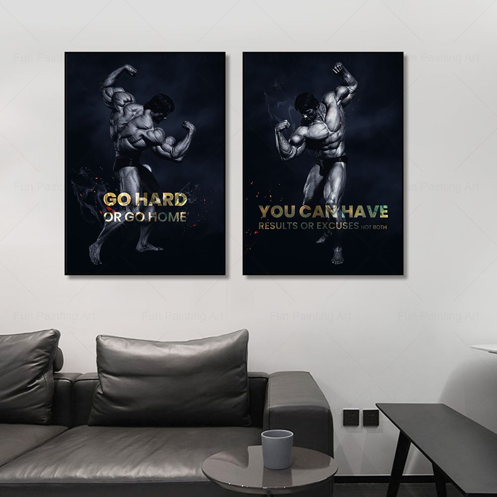 Affiches de motivation avec ci - Home Gym Yes Or No avis et prix