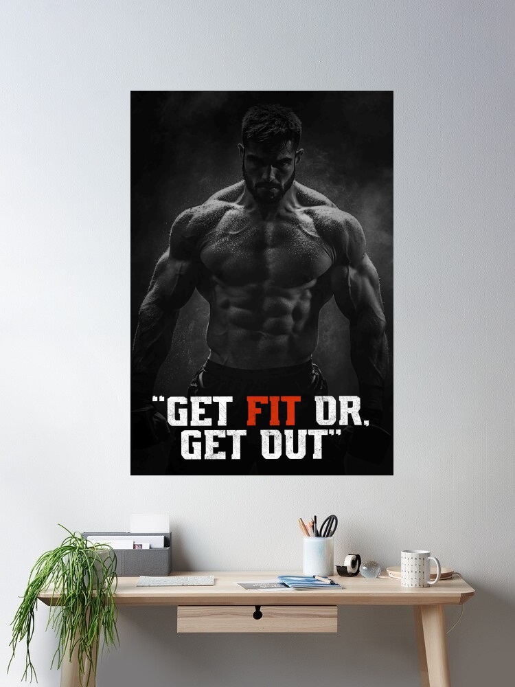 Affiche sur toile de motivatio - Home Gym Yes Or No avis et prix
