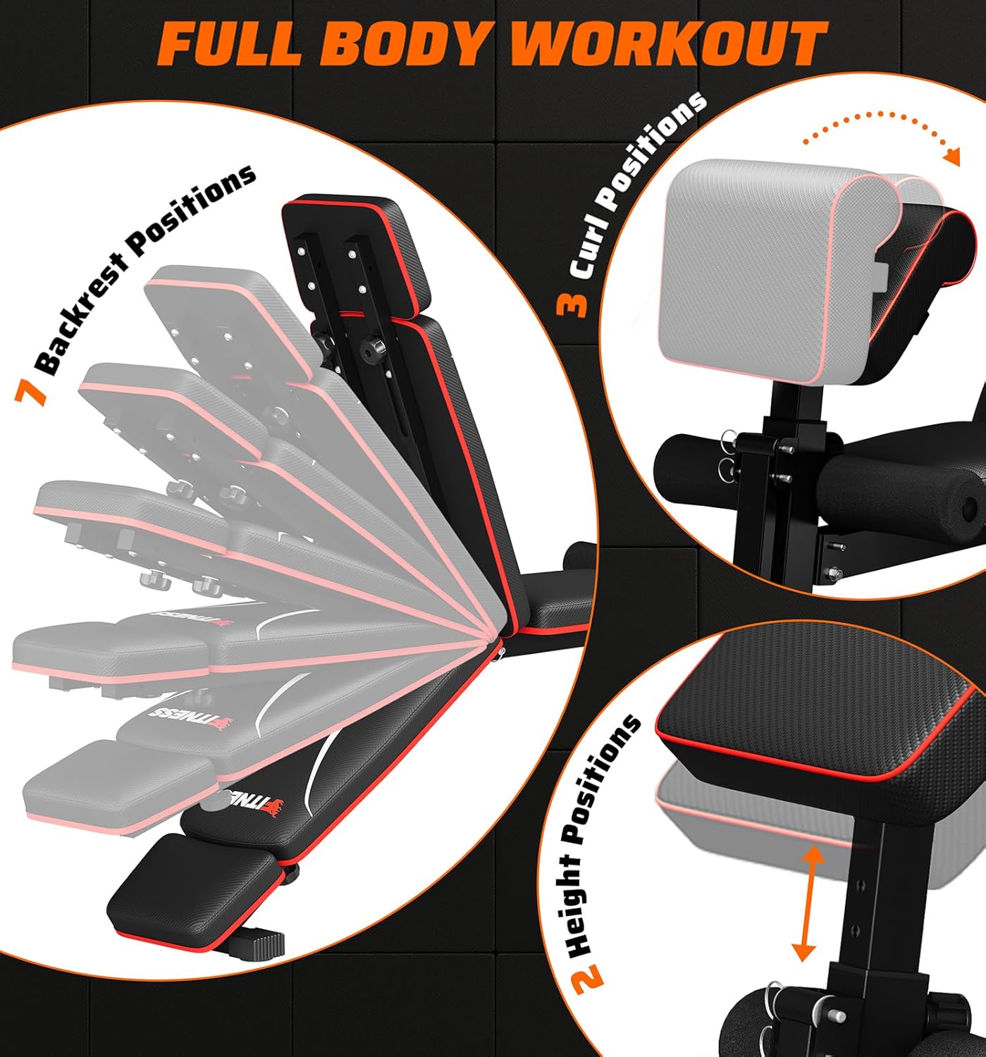 Banc de musculation pliable po - Home Gym Foldable avis et prix