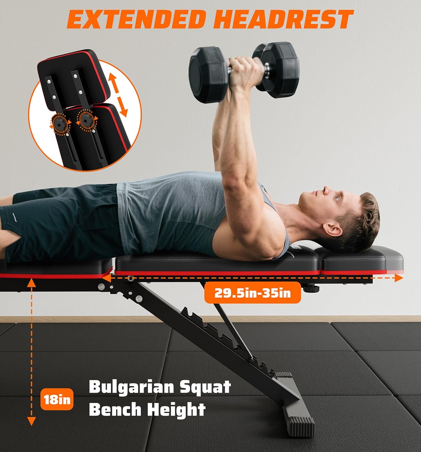 Banc de musculation pliable po - Home Gym Foldable avis et prix