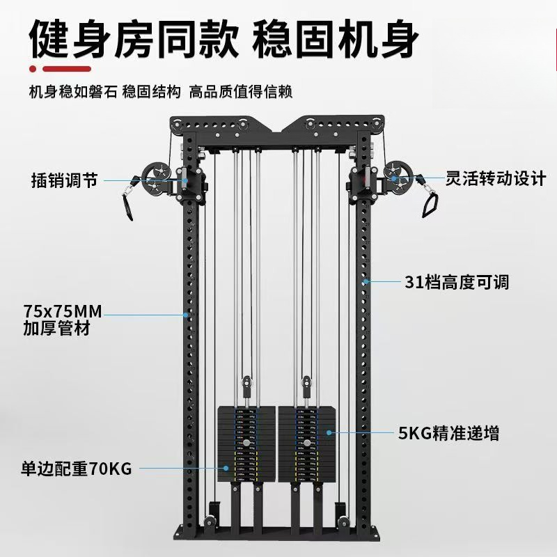 Machine de musculation multifo - Home Gym Cable Machine avis et prix