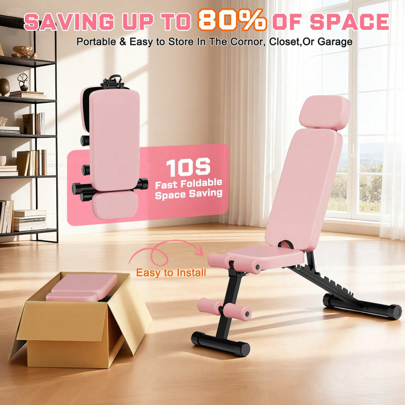 Banc de musculation réglable à - Home Gym Foldable avis et prix