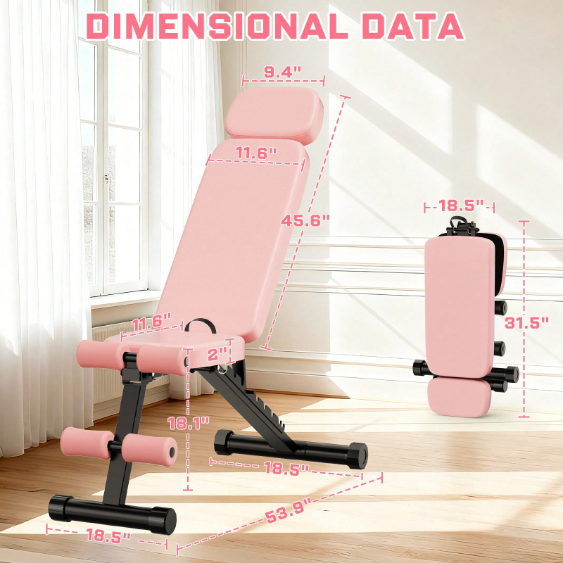 Banc de musculation réglable à - Home Gym Foldable avis et prix